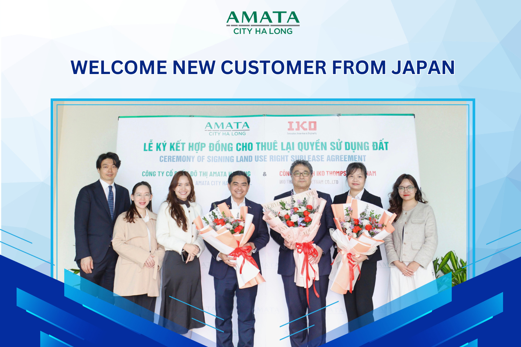 AMATA welcome new customer from Japan