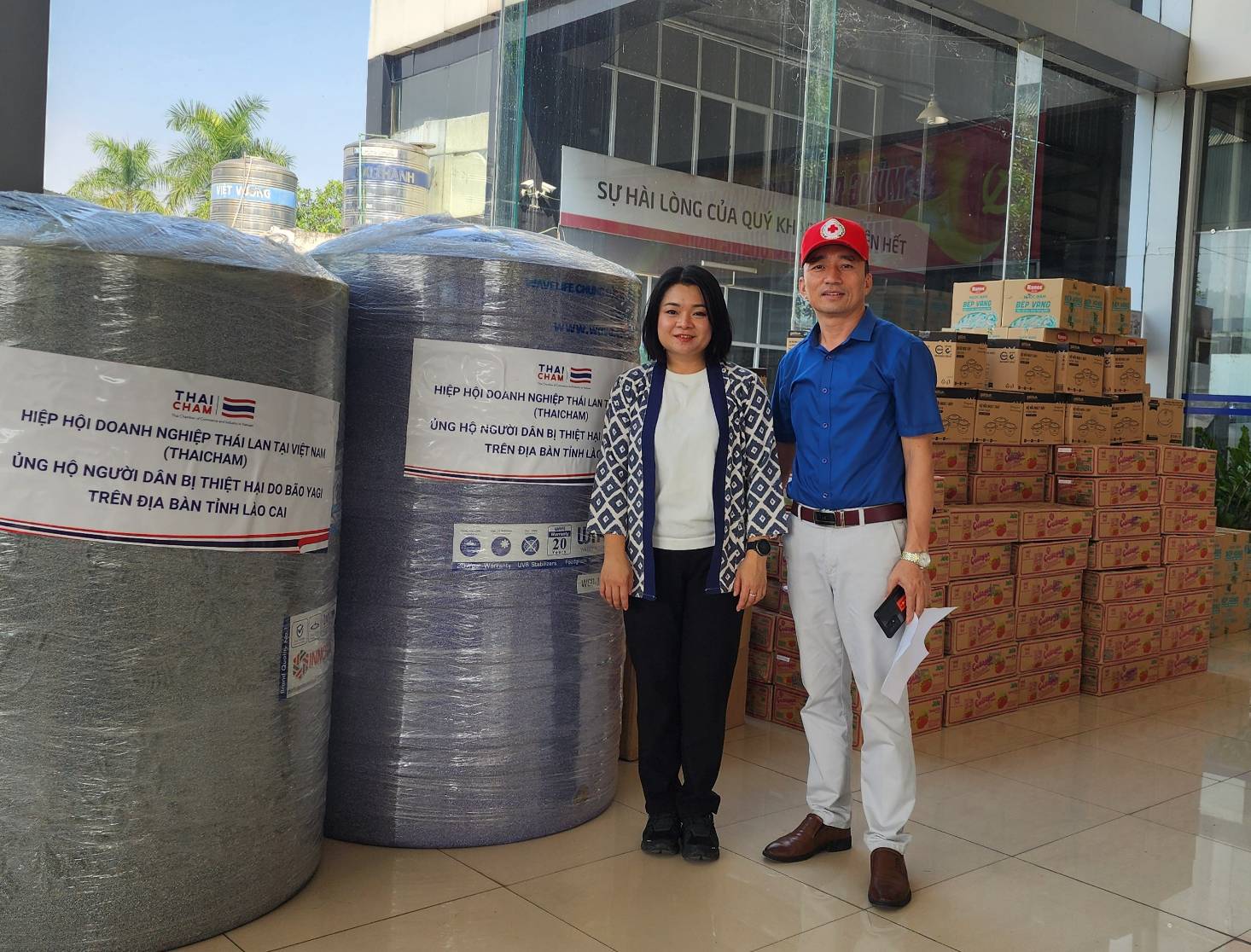 ThaiCham delivers relief aid to disaster victims in Lao Cai province