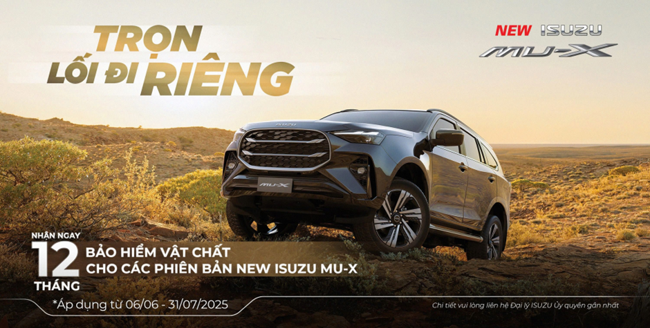 SPECIAL PROMOTION PROGRAM WHEN OWNING NEW ISUZU mu-X 2025