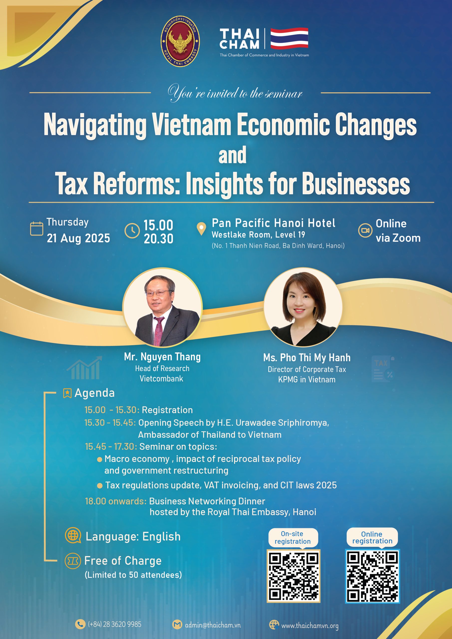 Seminar "Navigating Vietnam Economic Changes & Tax Reforms: Insights for Businesses"