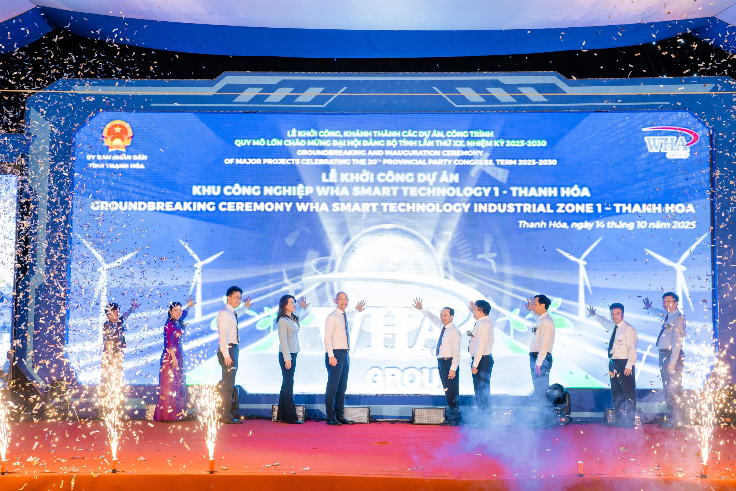 WHA Group celebrates the groundbreaking of WHA Smart Technology Industrial Zone 1 – Thanh Hoa