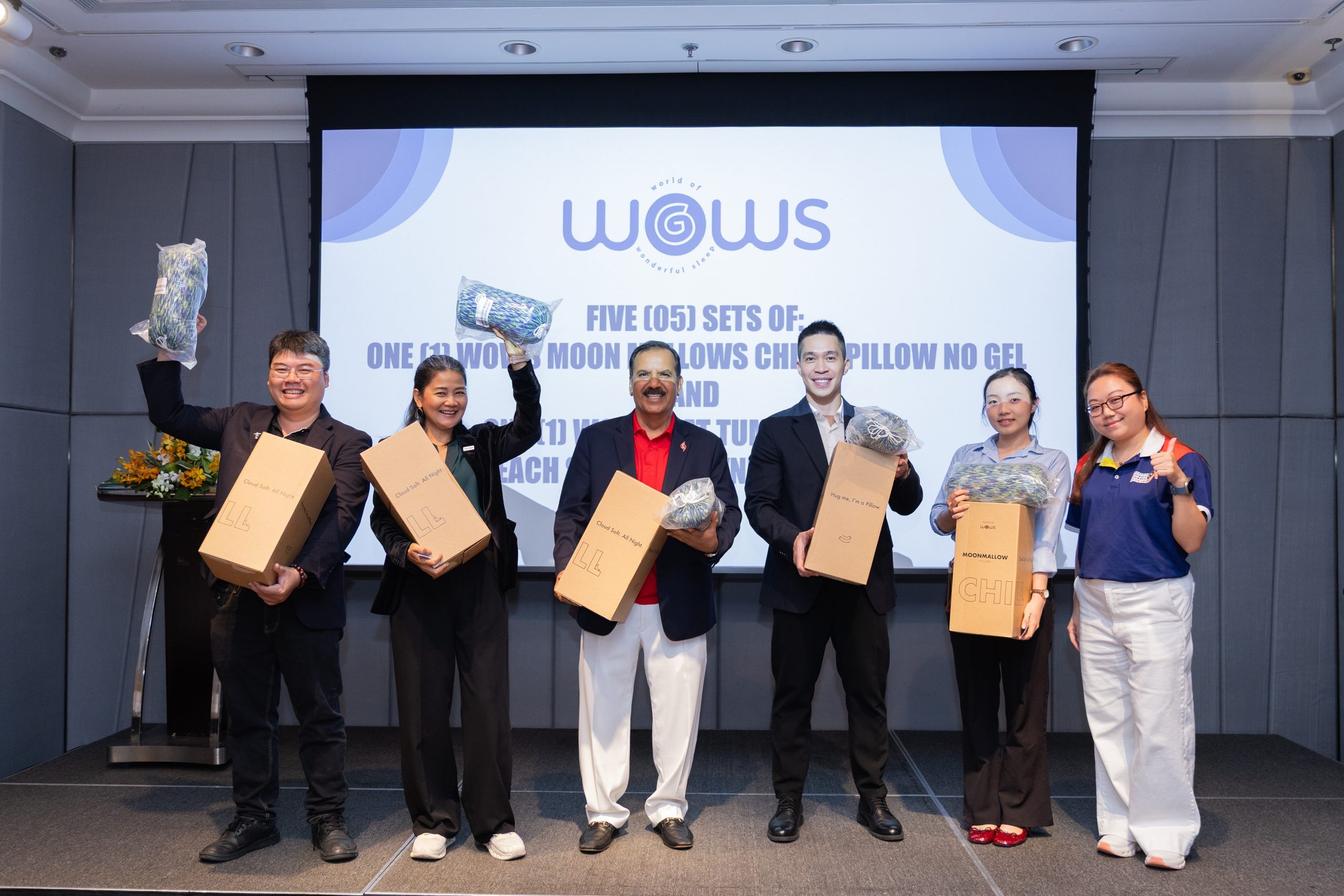 Special thanks to our generous sponsors - Wows Sleep