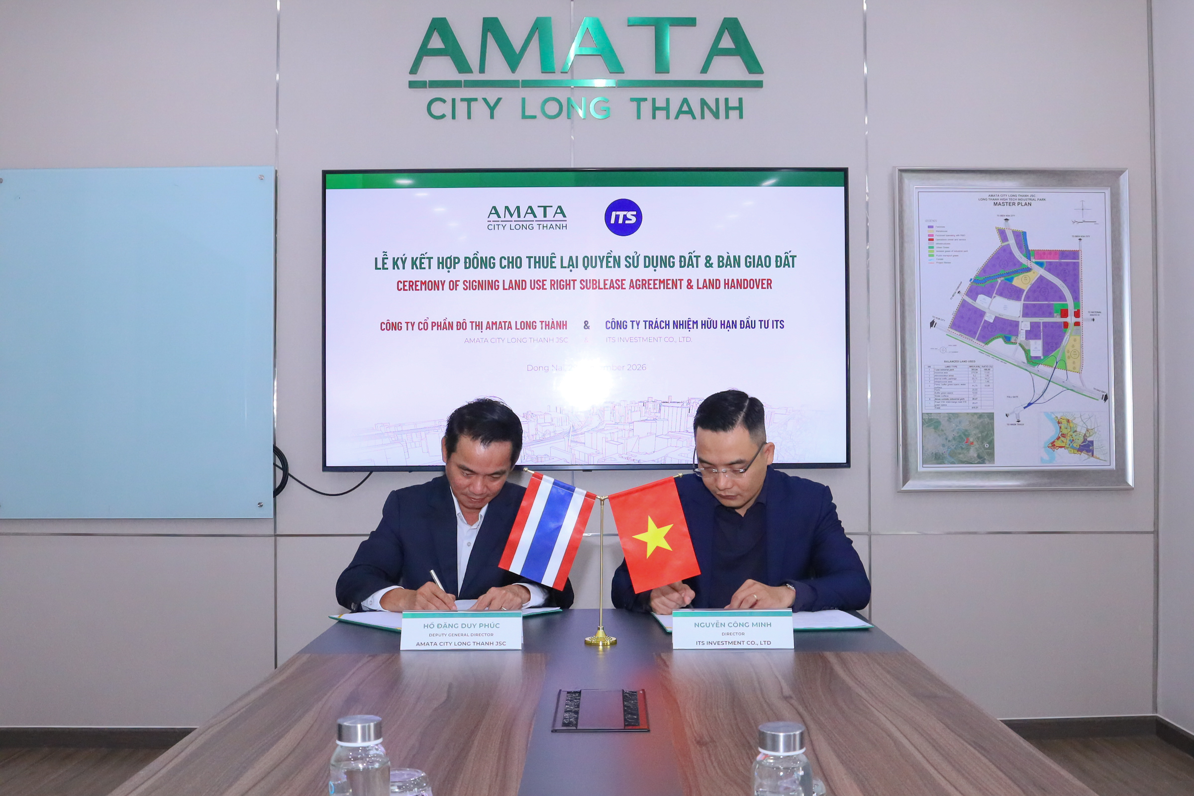 AMATA CITY LONG THANH PARTNERS WITH A NEW VIETNAMESE ENTERPRISE THROUGH A HIGH-QUALITY INDUSTRIAL ECOSYSTEM 