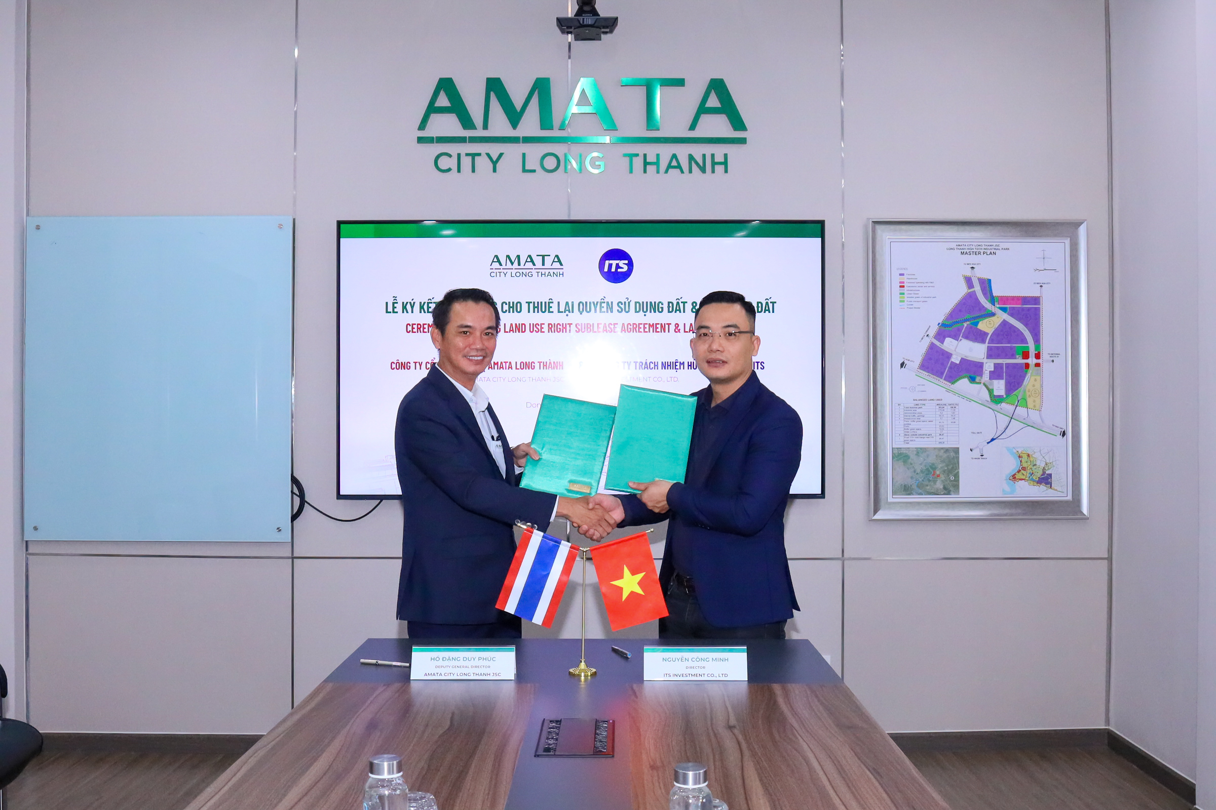 AMATA CITY LONG THANH PARTNERS WITH A NEW VIETNAMESE ENTERPRISE THROUGH A HIGH-QUALITY INDUSTRIAL ECOSYSTEM 