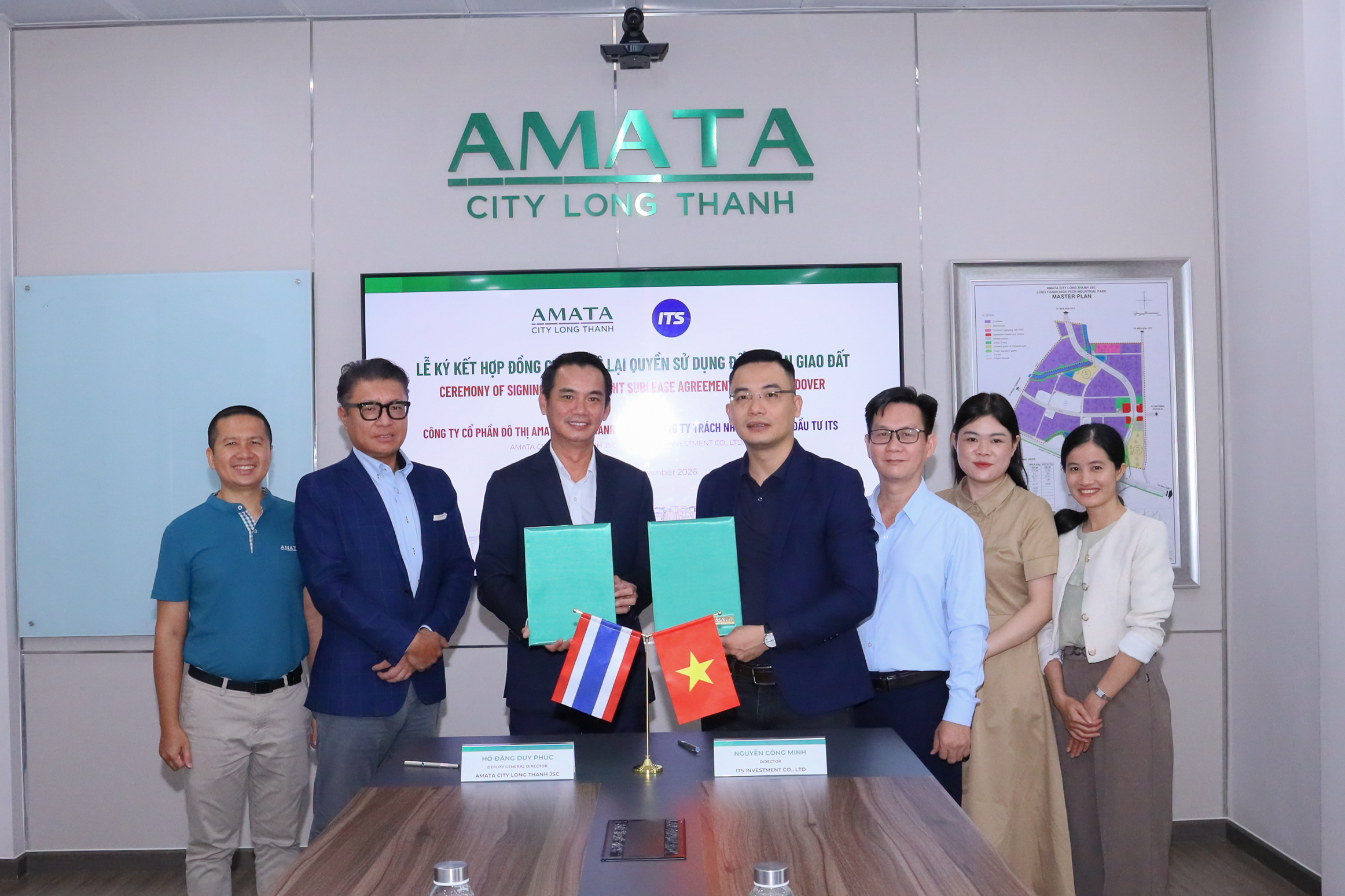 AMATA CITY LONG THANH PARTNERS WITH A NEW VIETNAMESE ENTERPRISE THROUGH A HIGH-QUALITY INDUSTRIAL ECOSYSTEM 